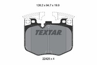 Bremsbelagsatz Scheibenbremse Textar 2242501 FüR G31 G20 G11 F90 G30 BMW G12 5Er