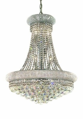 Elegant Lighting V1800D24/RC Primo 14 Light 24''W Crystal Empire - Chrome