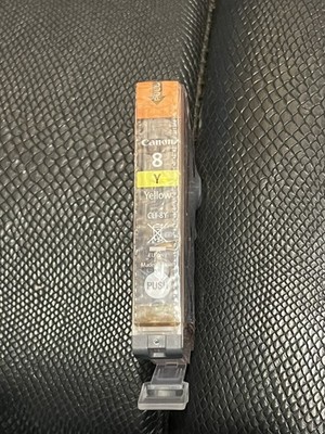 ORIGINAL CANON CLI-8Y YELLOW INK Kartonverpackung weg aber ungeöffnet 