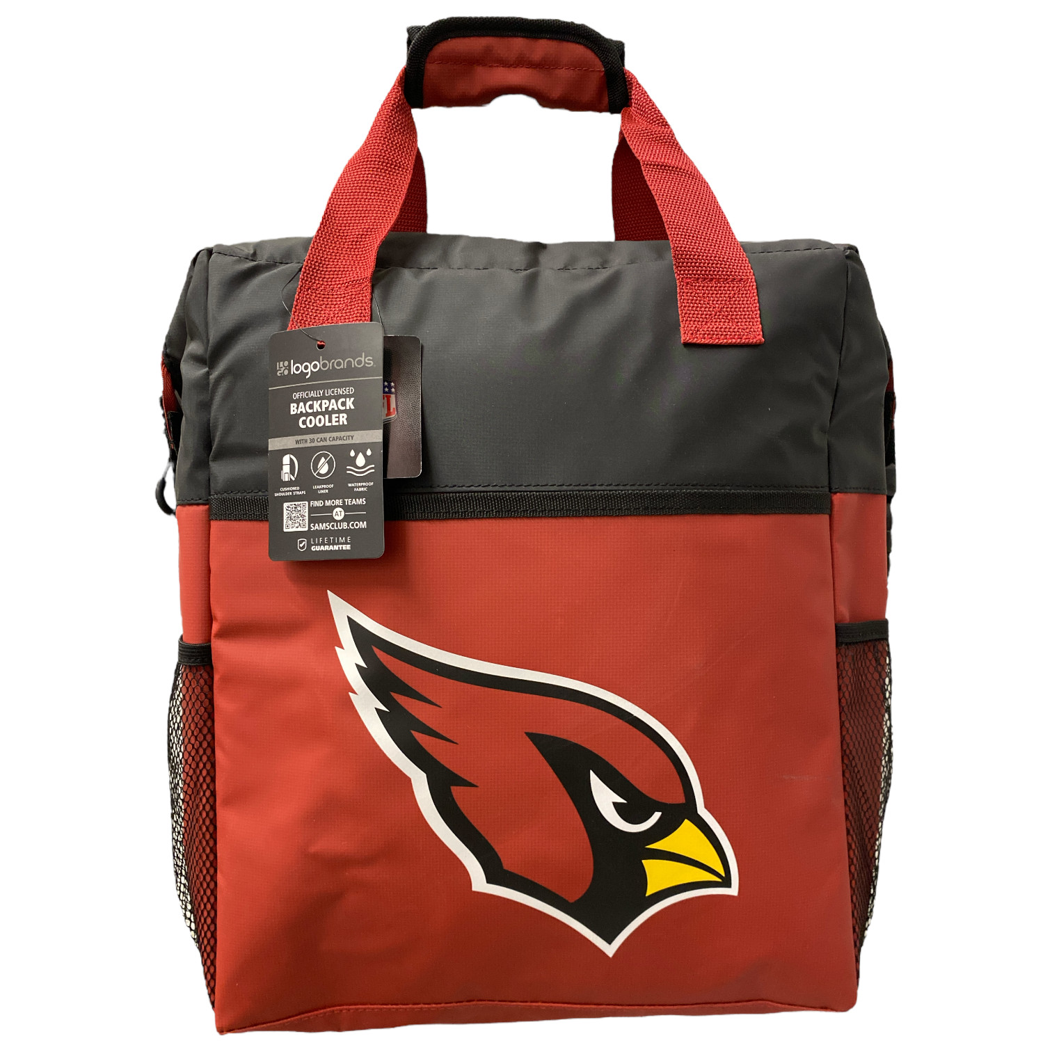 Герметичный рюкзак-холодильник с логотипом бренда NFL 30 Can, Arizona Cardinals