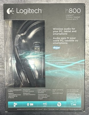 LOGITECH H800 Wireless Headset BLACK New in Box