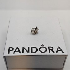 Ciondolo carrozzina originale Pandora corona oro bicolore Royal Baby 2013 ALE 925 791209CZ