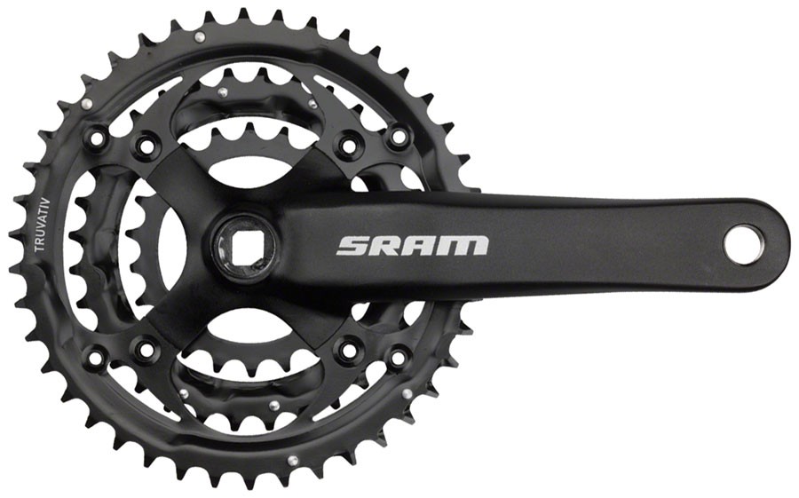 SRAM S-600 Crankset 8-Speed 175mm 104/64 BCD No Chainring Black