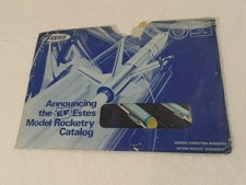 Estes Model Rocket Rocket Club PROMO 1975 Star Trek Enterprise & Klingon Cat#751