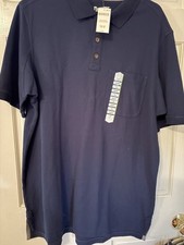 REDUCED  Duluth Men  s Navy Short Sleeve Polo Shirt NWT FREE SHIPPING