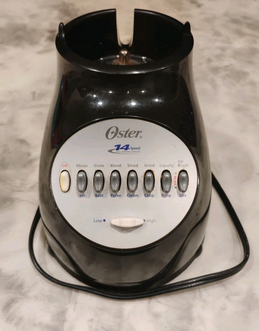 Oster 6694-015 Blender 14 Speed Black Base Only Replacement 