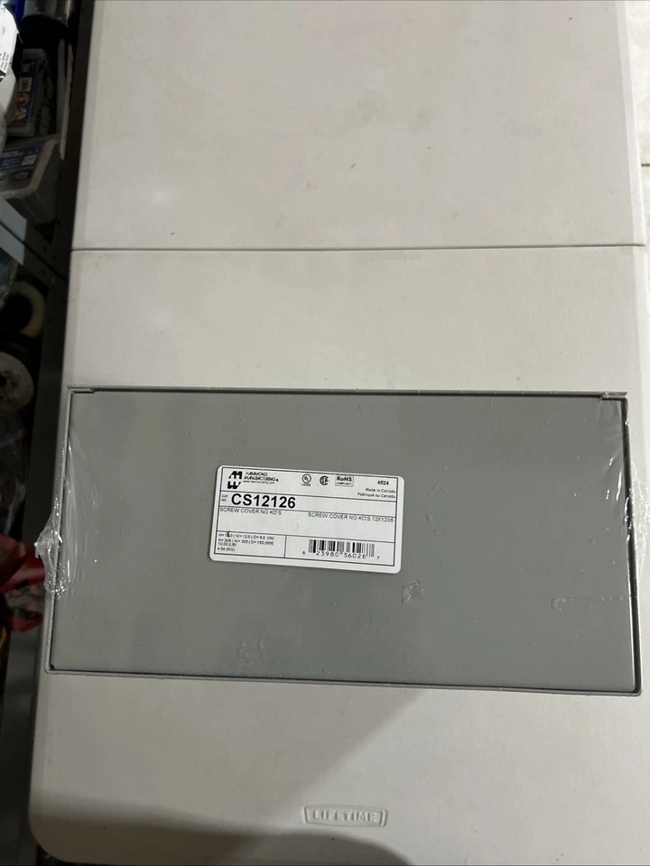Caja de aluminio Hammond CS12126 12 x 12 x 6 nuevo stock antiguo ver todas las fotos EE. UU. Foto 3 de 4