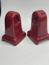 VTG Porcelain Bathroom Just Red  Bar Brackets Towel Holder Wall Mount
