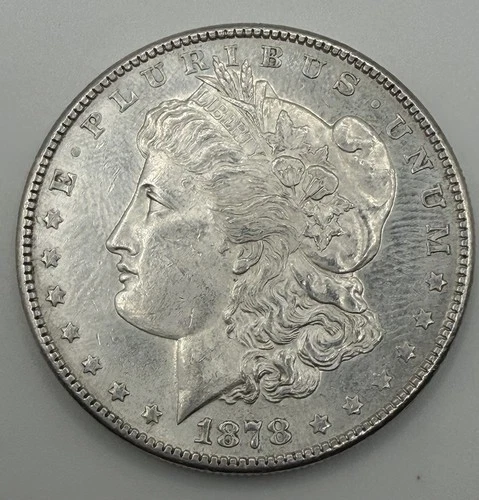 1878-S Morgan Silver Dollar $1 XF+ 90% Silver US Coin San Francisco Nice Detail