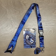 Harry Potter RAVENCLAW Lanyard ID Badge Holder Traits Qualities Blue Detachable