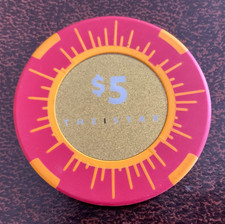 Star City Casino $5 Gold Chip The Star Casino Five Dollar