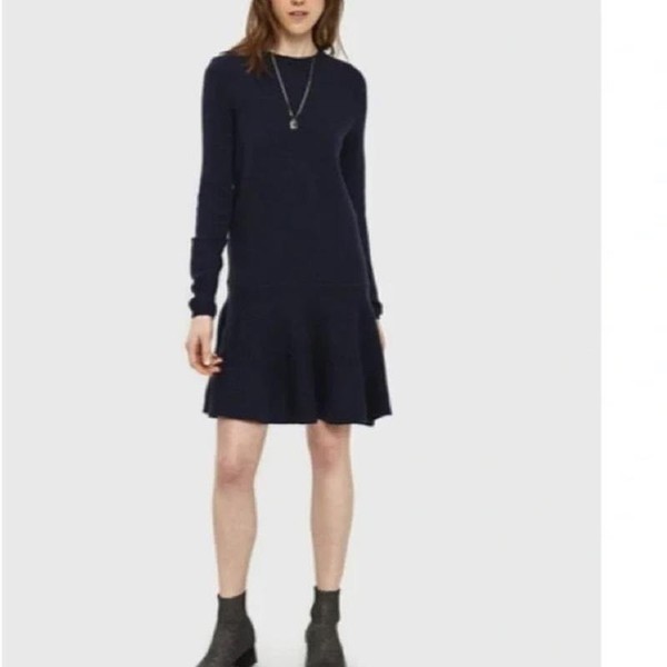 Women Ganni Dress Black Knit 36 / S / 44