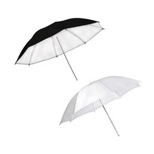 Spectrum 2-in-1 Convertible Soft Diffuser/ Silver Reflector Umbrella (43"/110cm)