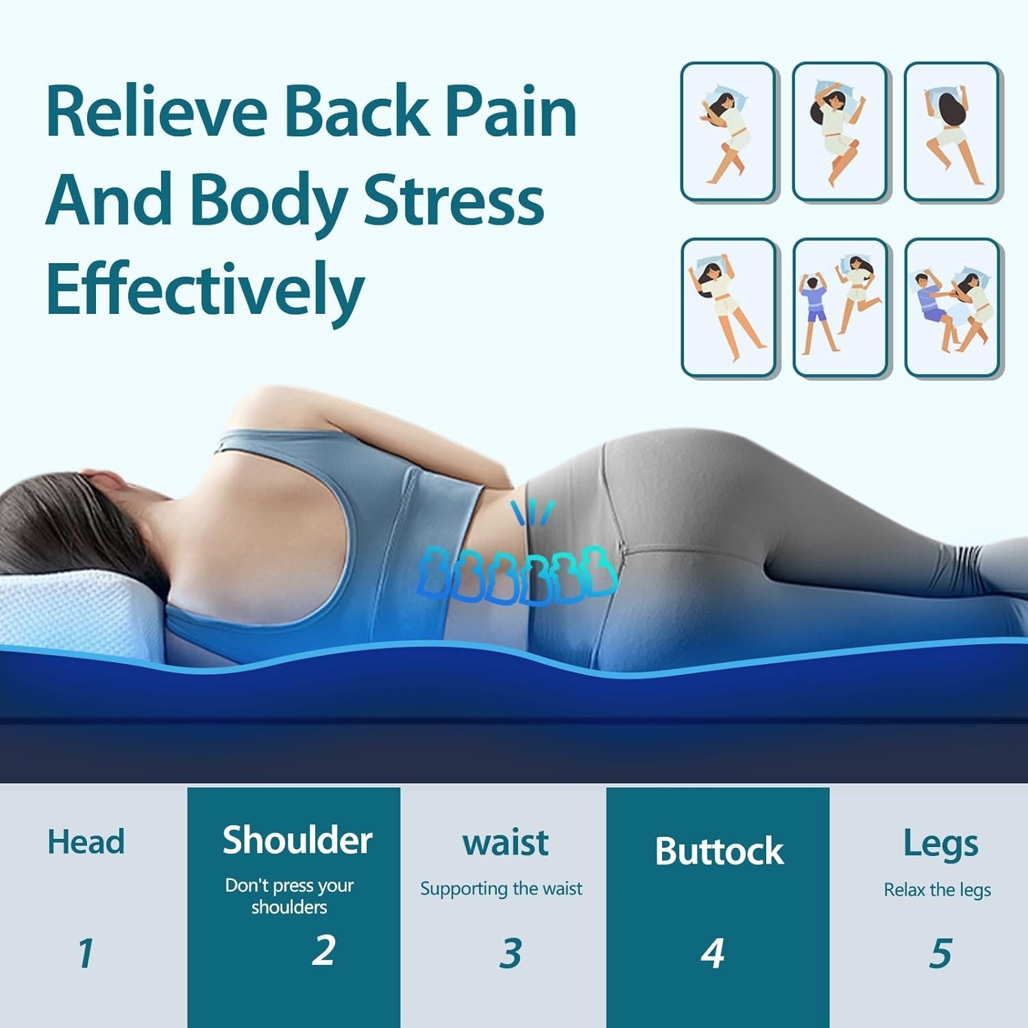 King Size Mattress Topper - Extra Thick Cooling Mattress Pad Cover for Back Pain