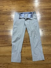 J.Crew Mens Seersucker Pinstripe Straight Leg...