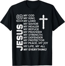 Christian Men Boys Kids Jesus T-Shirt