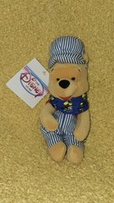 Disney Store Choo Choo Pooh Plush Train Conductor Winnie the Pooh NWT