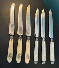 2 X 3 Couteaux De Table Anciens