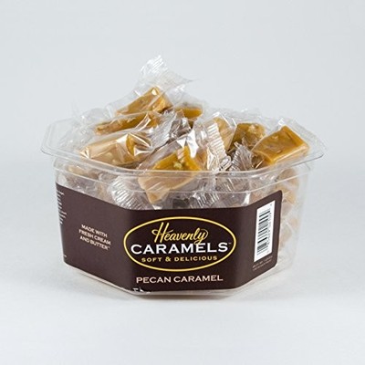 J Morgan Confections Butter Pecan Caramels 45 Individually Wrapped Candies