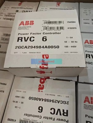 1pc ABB RVC-6 power factor controller 100-440VAC/cxc