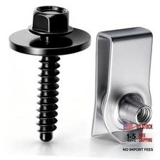 50PCS M4.2-1.41 Universal Fender Liner Bolt Screw U Nuts SV-M4.2 U Clips Bolts
