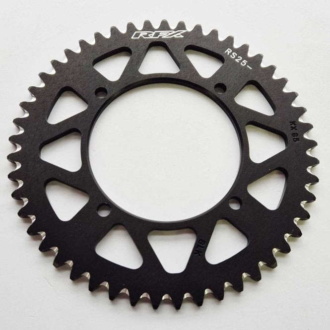 RFX Pro Series Elite REAR 50T Sprocket - 420 Pitch - KX80/85 KX100/112 (Black)