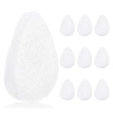 10 Pack - Facial Sponge/Face Scrubber Buff Puf Style Pads Deep Cleansing & Ex...