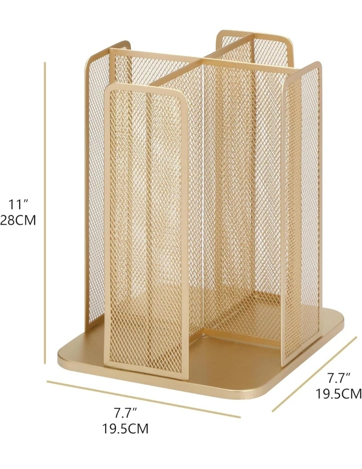 Organizador de almacenamiento de taza y tapa de papel organizador de almacenamiento de taza de café giratorio 360 Di Foto 3 de 3