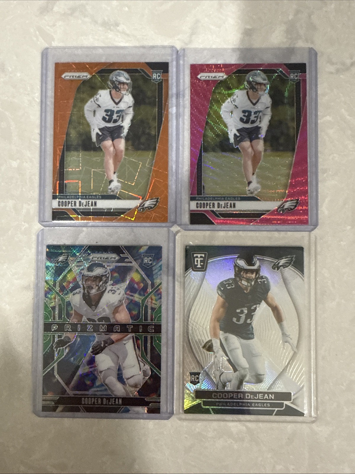 2024 Panini Prizm - Rookies Cooper DeJean #321 Lazer Prizm (RC)