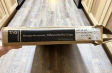 TAG Hardware Full Extension Pullout Laundry Hamper 30" Chrome  Bags Black NEW