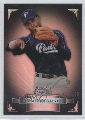 2012 Bowman Sterling Prospects Refractor 22/199 Jonathan Galvez #BSP29 0c2