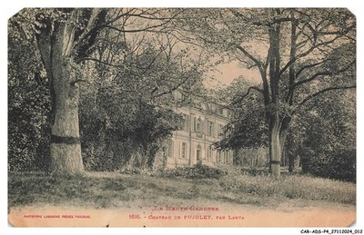 CAR-ADSP4-0218-31 - CHATEAU DE PUJOLET - Von Lanta - Verkauft im Zustand