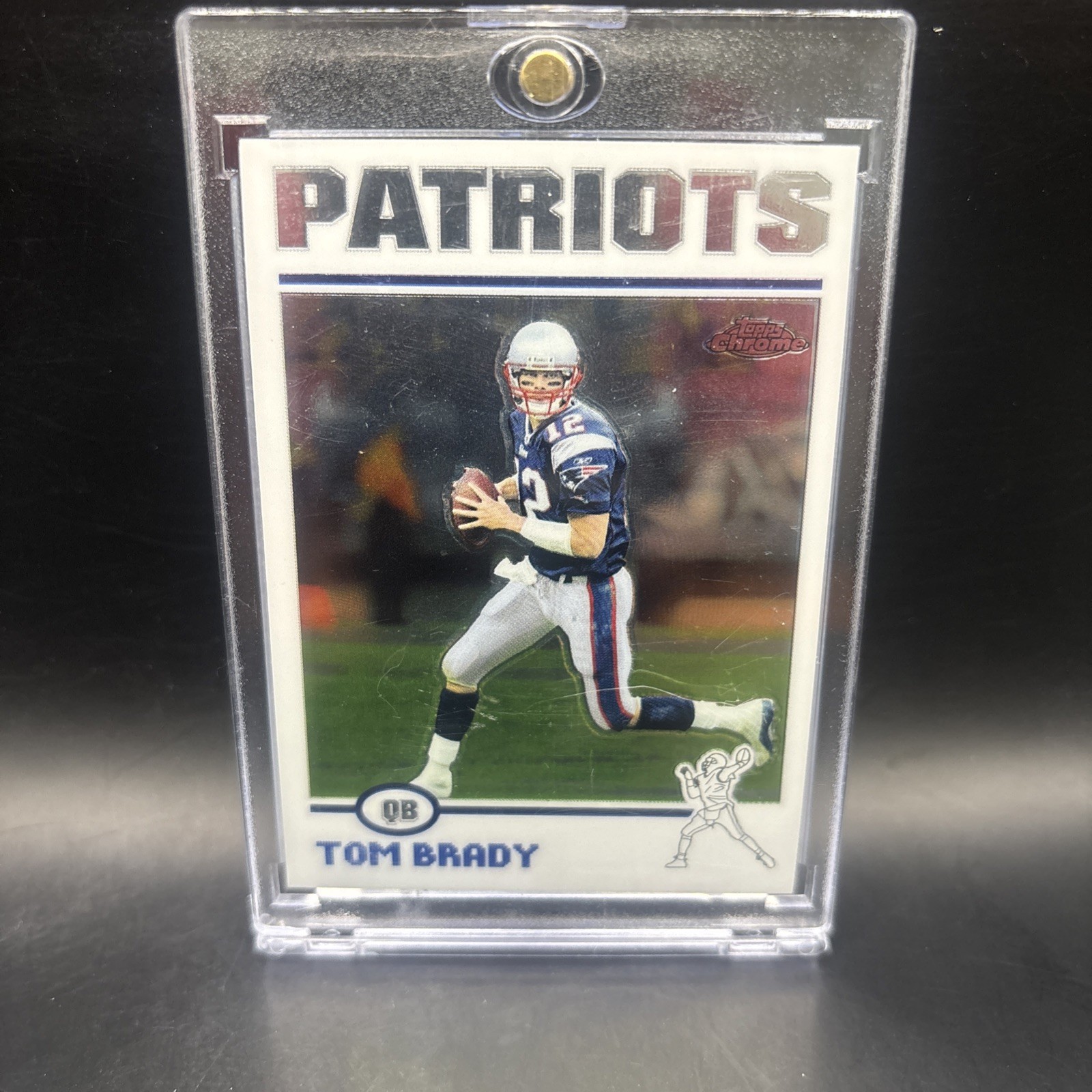 2004 Topps Chrome HOF Tom Brady #125 New England Patriots NFL Football Card