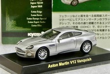 Kyosho 164 Aston Martin V12 Vanquish Silver Diecast Model Car New