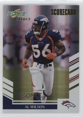 2007 Score Select Scorecard /100 Al Wilson #257 0q3