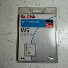SanDisk SDSDG-2048-A11 2GB Gaming SD Memory Card for Nintendo Wii Sealed