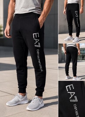 Mens EA7 Emporio Armani Train Visibility Joggers Bottoms Size 2XL