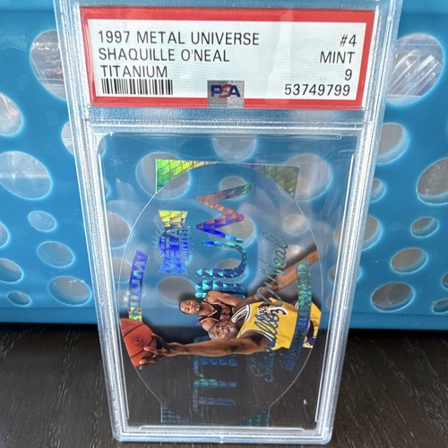 Shaquille O'Neal #4 1997 Metal Universe Titanium card