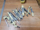 LOT OF ASSORTED CARBIDE TIPPED TOOL BITS 1/4 - 1/2 "