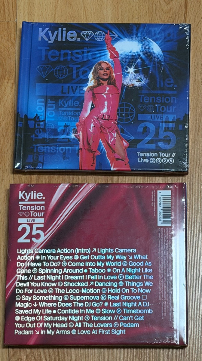 KYLIE MINOGUE - TENSION TOUR LIVE 2025 CD OFFICIAL LIMITED EDITION