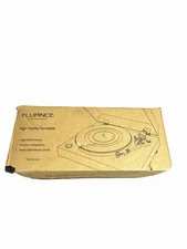 Fluance Vinyl Turntable Record Player Anti-Resonant Platter Acrylic Mat Preamp