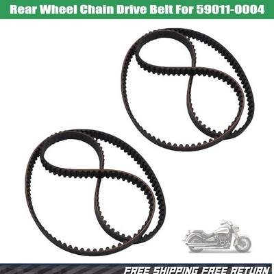 133T Rear Wheel Chain Drive Belt For Kawasaki Vulcan 2000 04-10 59011-0004 2PCS