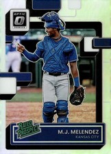 2022 Donruss Optic #RP-25 M.J. Melendez Rated Prospects Holo Prizm