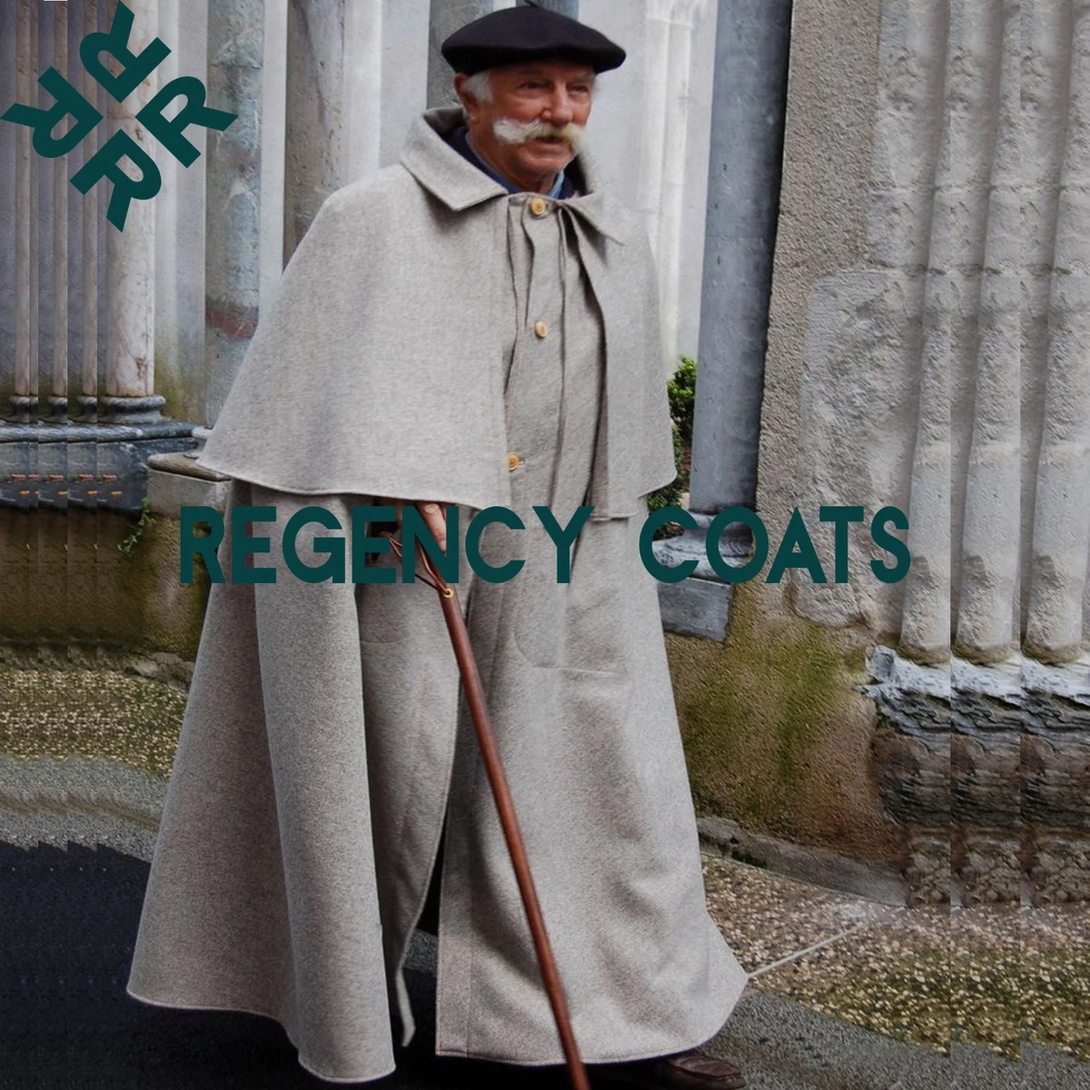 灰色服装斗篷| eBay