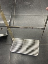 Belmont Barber Chair dainty chair foot stand x2 both used steel ok to used see