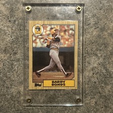 Barry Bonds Rookie Card (RC)  1987 Topps - #320 . rookie card picture