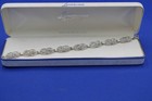 Vintage Estate Landstrom's Sterling Silver Floral Link Bracelet - 7.5 Inch  — photo 2