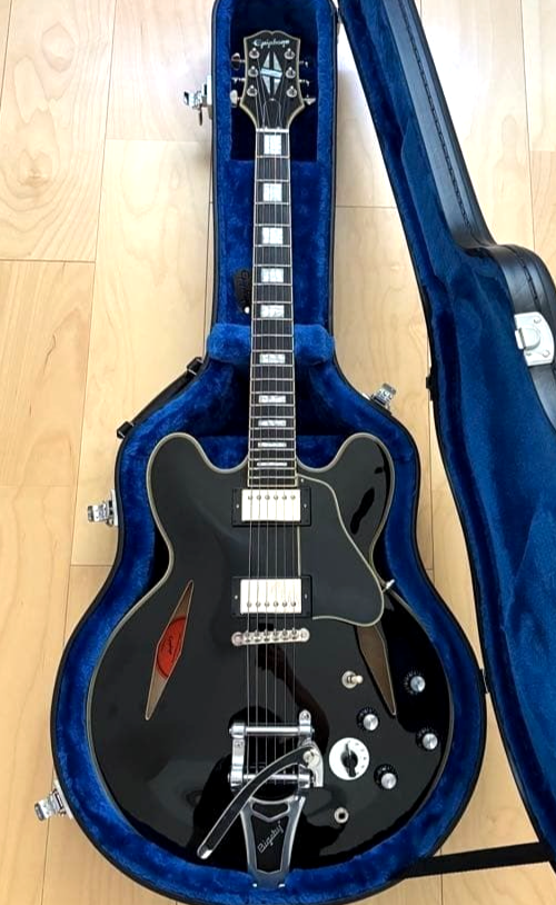Used Epiphone Shinichi Ubukata ES-355 Custom Bigsby Ebony From