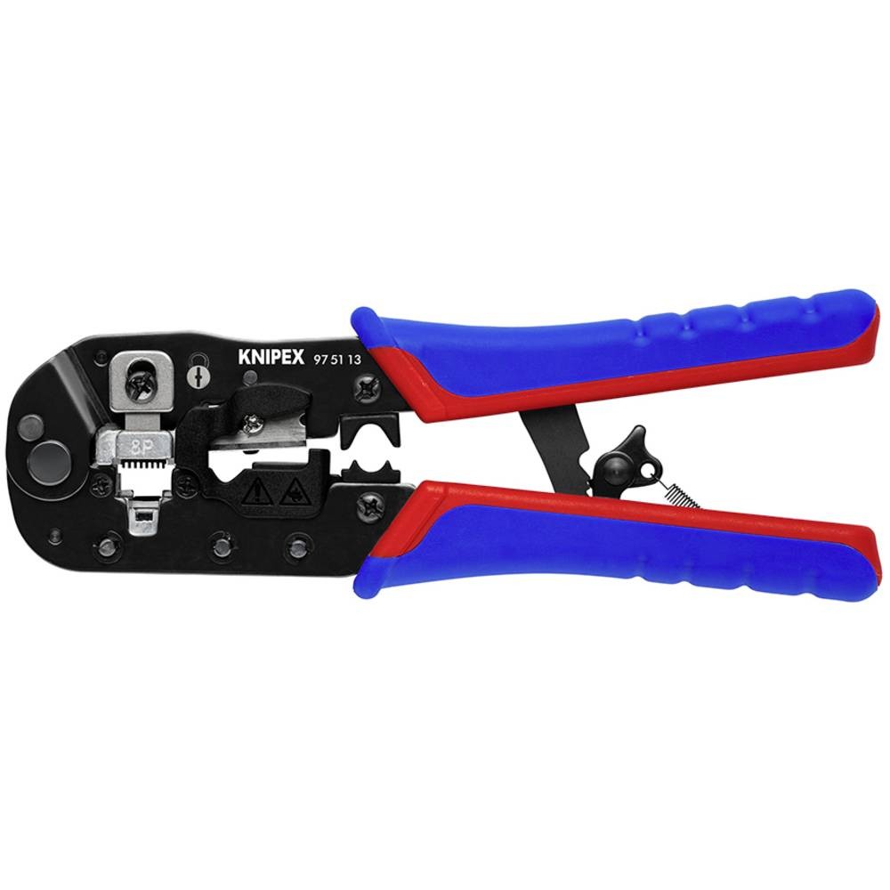 Pince à sertir Knipex RJ45 97 51 13 pour éviter les faux contacts