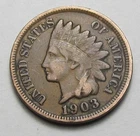 1903 INDIAN HEAD CENT,MOST OF LIBERTY, VERY NICE COIN!!!!(A2)